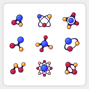 Molecules Collection Sticker